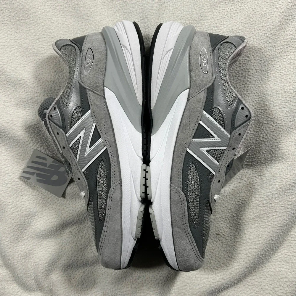 New Balance 990v6 Running Shoes Mens Size 10 Grey Made in USA M990GL6 Sneaker